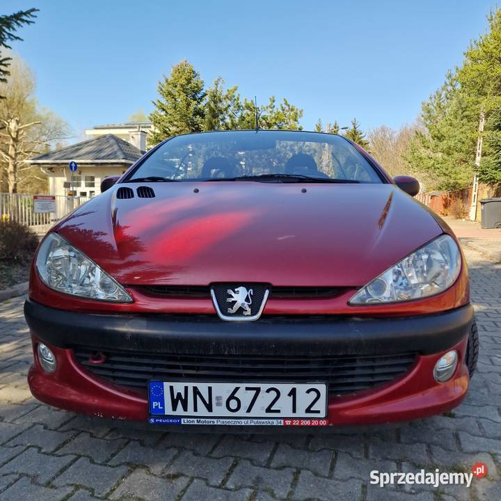 Peugeot 206 CC 16 16V 109 Kabriolet mazowieckie Warszawa sprzedam