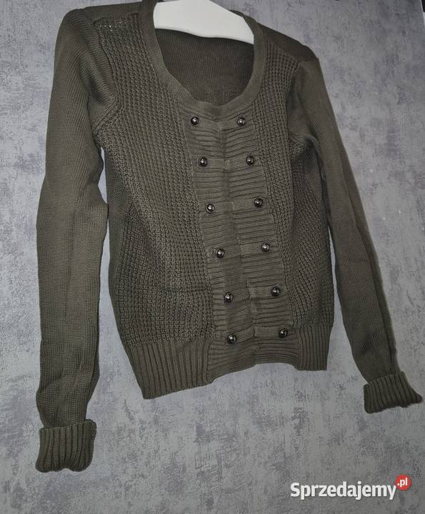 Sweter damski guziki 38M Wkładane przez głowę  łódzkie Łódź