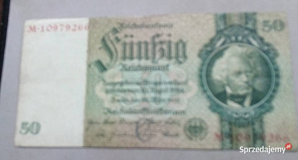 NIEMCY50 I 100 REICHSMARKCZYTAJ OPIS CAŁE Legionowo