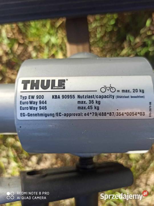 Thule bagażnik na 2rowery Miedziana Góra
