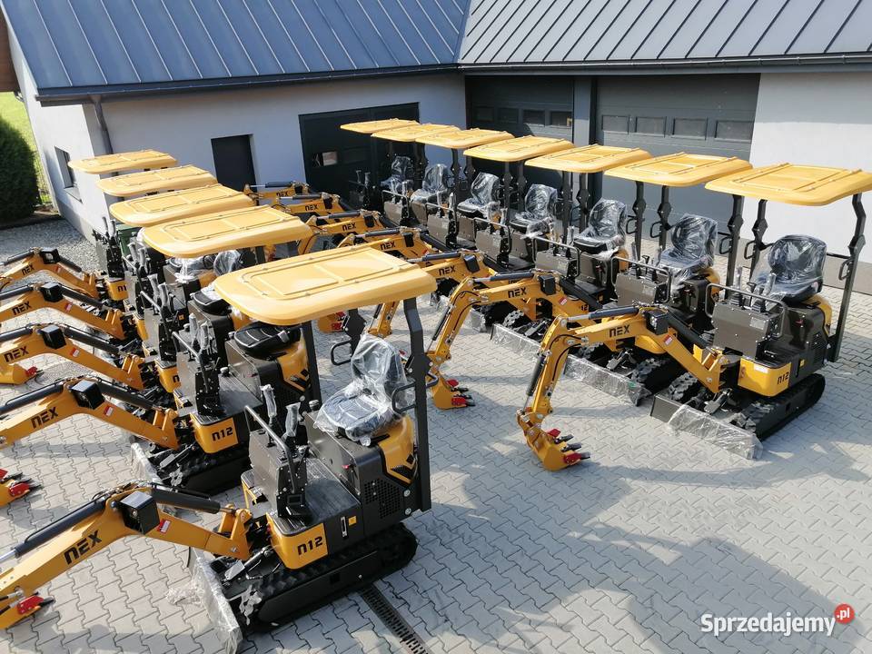 Minikoparka Nex N12 Yanmar 3TNV70 1200 2021r Cieszyn sprzedam
