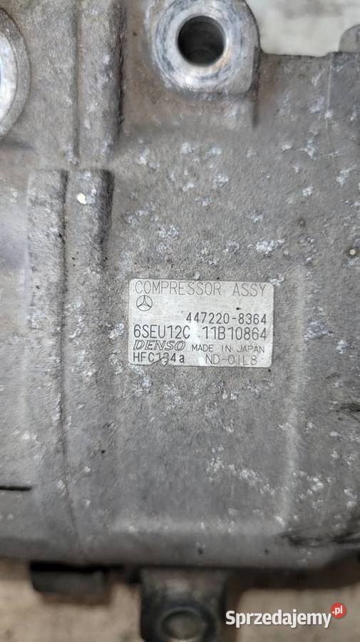 Kompresor klimatyzacji Mercedes A klasa W168 Motoryzacja Łagów sprzedam