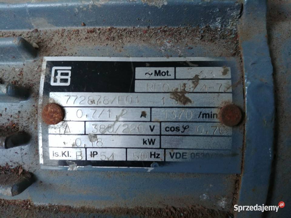 Motoreduktor 018kw Zgorzelec