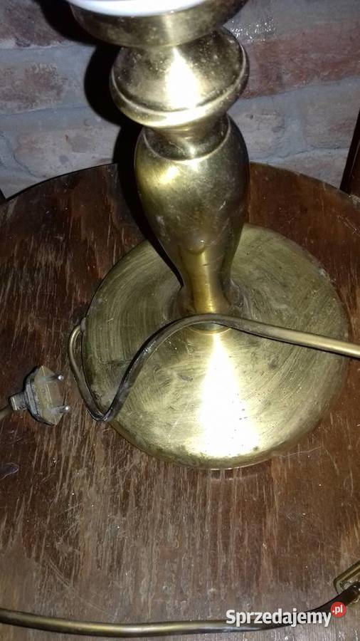 retro lampka stojąca lata 70 te dolnośląskie Lubań