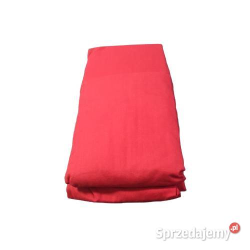 Prześcieradło z gumka czerwone 90x200