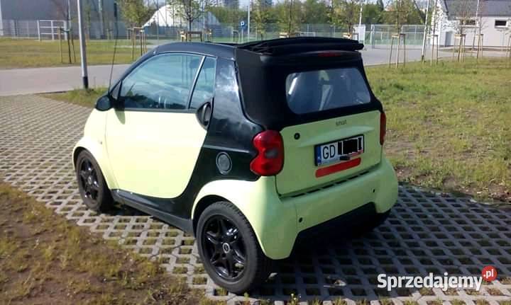 Smart Fortwo kabriolet 600 turbo pomorskie Gdańsk