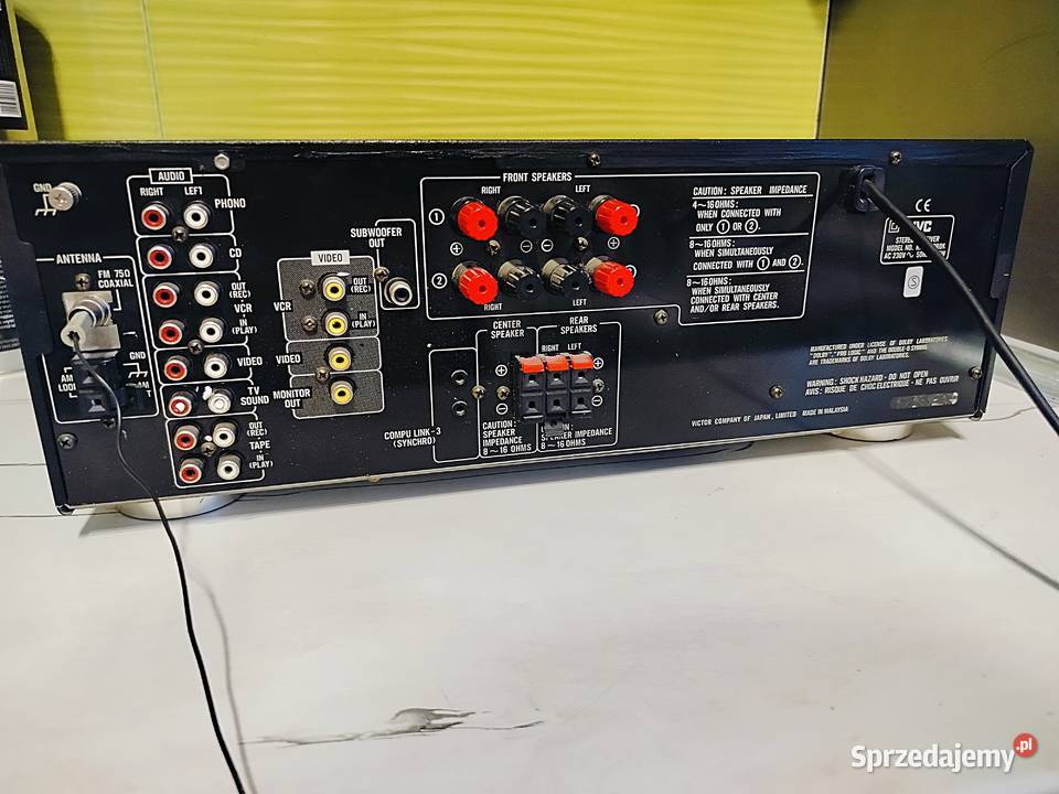JVC RX630R dolby pro logic RDS280W