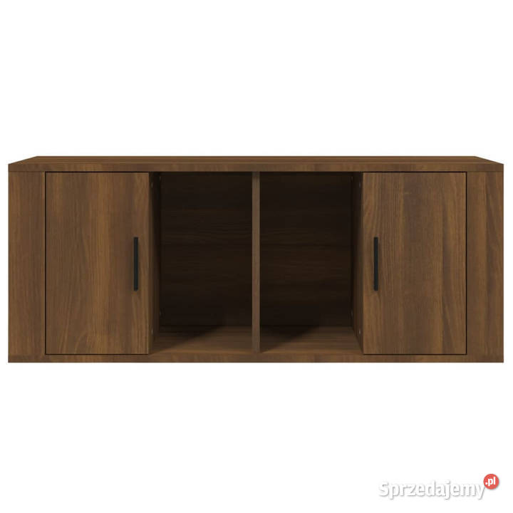 Szafka pod telewizor brązowy dąb 100x35x40 mazowieckie Warszawa