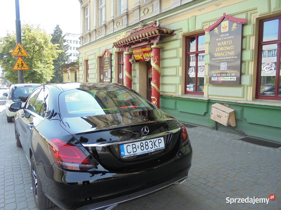 SPREDAM Mercedsa c klase model 2020 salon polska komputer pokładowy kujawsko-pomorskie Bydgoszcz sprzedam