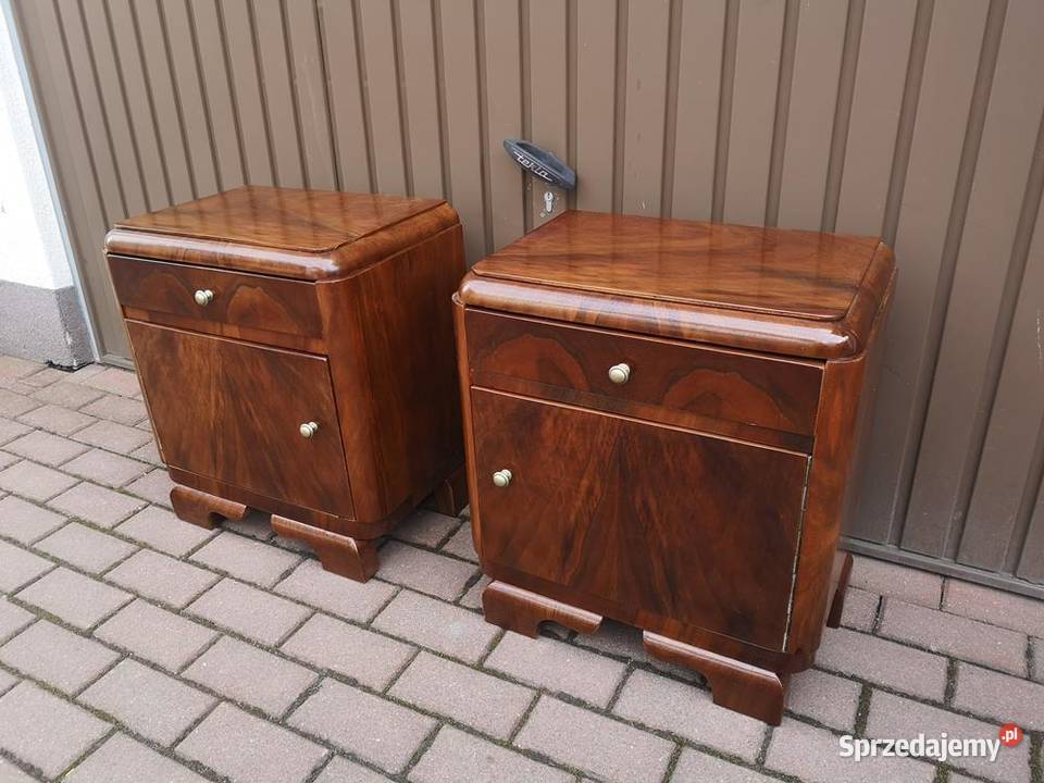Stoliki Szafki Nocne Art Deco Stare Antyk Meble Meble wielkopolskie Swarzędz