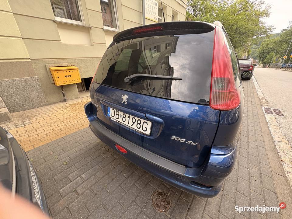 Peugeot 206 SW JBL klima długie opłaty dolnośląskie Wałbrzych