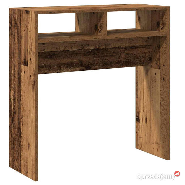 Stolik konsolowy stare drewno 78x30x80 WM856620