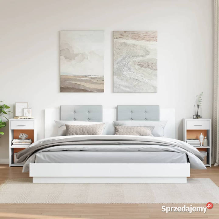 Szafki nocne 2 białe 35x34x65 WM840577 Nocne Warszawa sprzedam