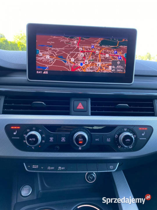 Audi A4 led bixenon podgrz fot el klapa navi PDC aluminiowe felgi śląskie Żory