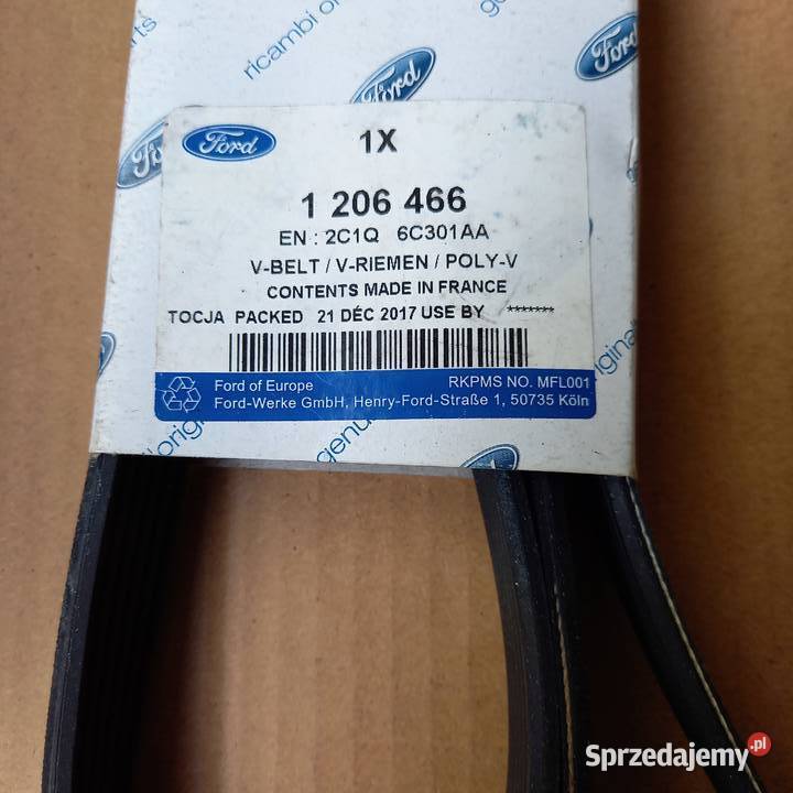 1206466 Pasek wieloklinowy FORD Transit 20 TDCi osobowe Kraków