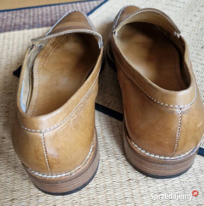 Włoskie buty Studio Tonelli 39 z naturalnej Półbuty