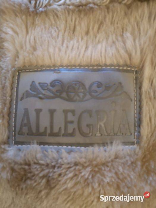 ALLEGRIA kożuch damski naturalny kaptur jasny Warszawa