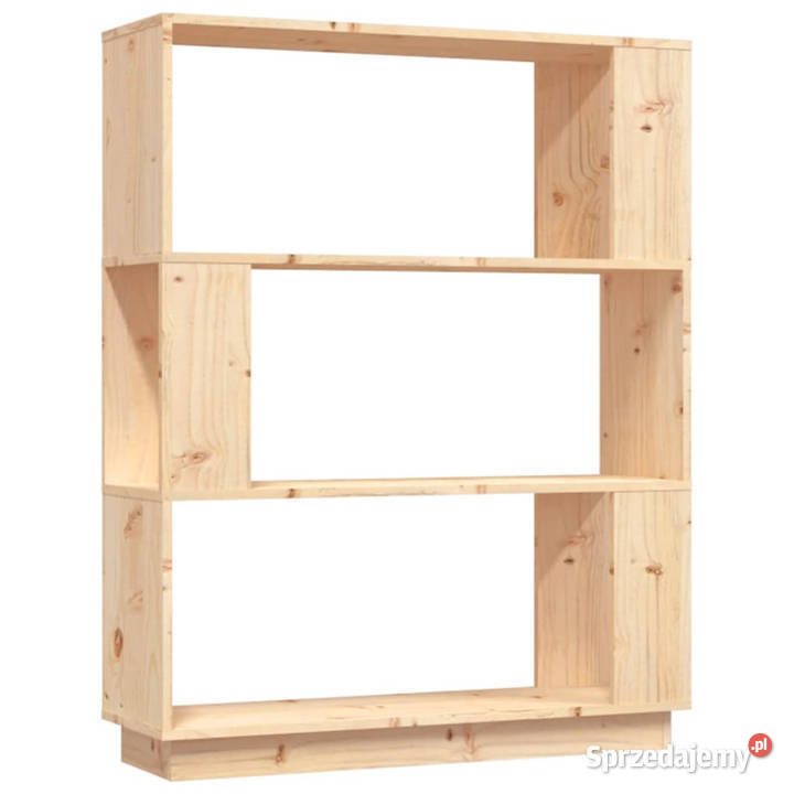 Regał na książkiprzegroda 80x25x101 lite drewno