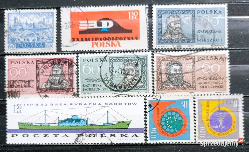 L Znaczki polskie 1961 II kwartał łódzkie Leźnica Wielka-Osiedle