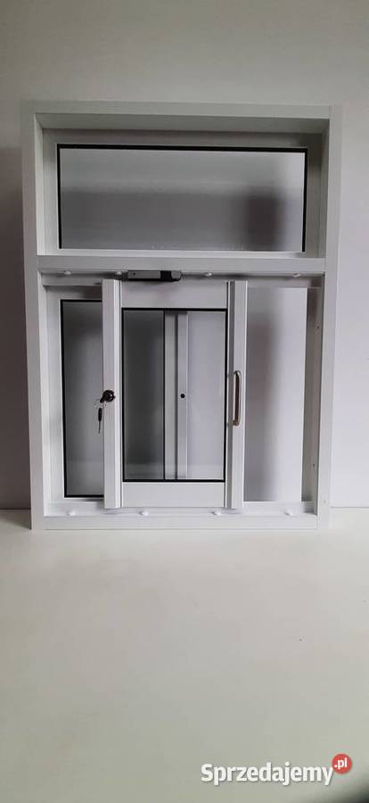 Okno przesuwne w bok podawcze do strózówki Kostrzyn nad Odrą