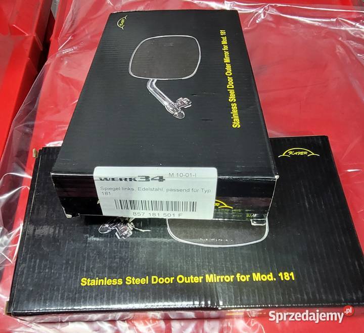 VW T2 ogórek VW 181 kubel lusterka nowe małopolskie Brzeszcze sprzedam