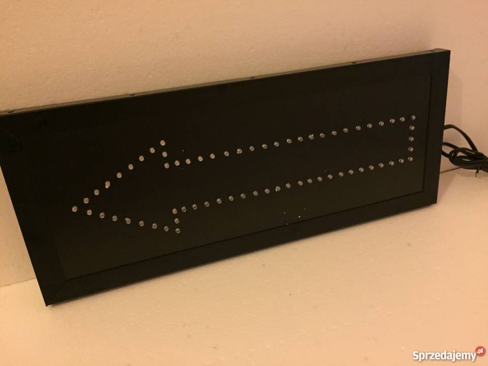 Szyld reklama LED strzałka 50x20 NOWA mazowieckie Pomiechówek