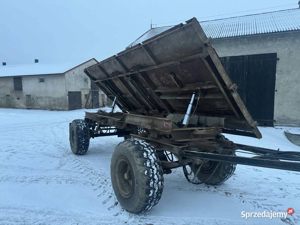 przyczepa wywrotka rama hl 8011 zarejestrowana Dworzysko sprzedam