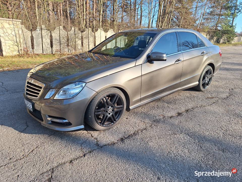 MercedesBenz Klasa E 220 CDI 7GTRONIC ANGLIK przyciemniane szyby śląskie Zawiercie