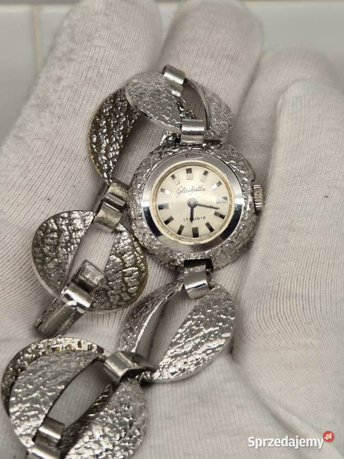 Glashtte koktajlowy damski zegarek biżuteryjny Damskie Zegarki i Biżuteria Chorzów