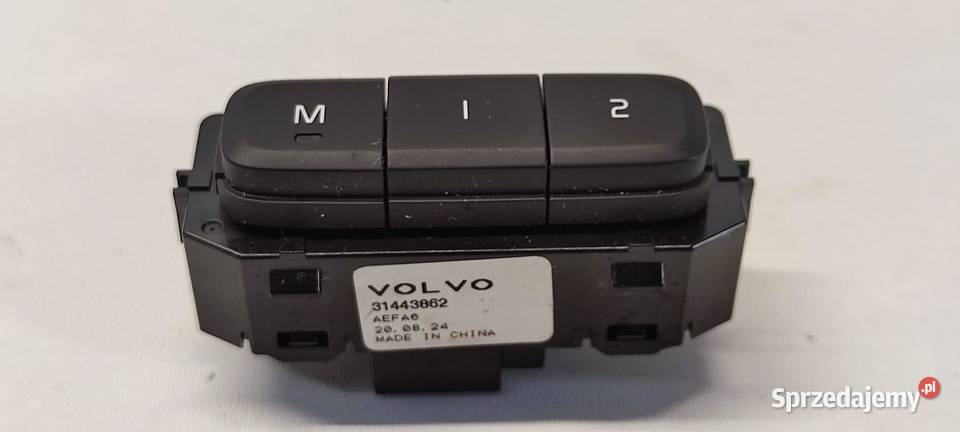 VOLVO XC40 PRZEŁĄCZNIK PAMIĘCI FOTELA 31443862