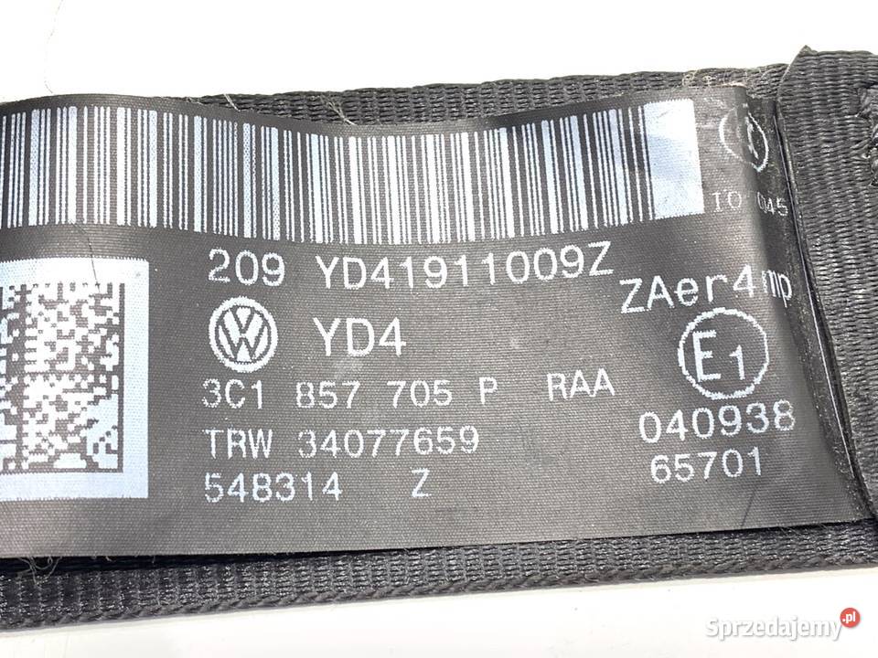 PAS BEZPIECZEŃSTWA LEWY PRZÓD VW PASSAT CC B6