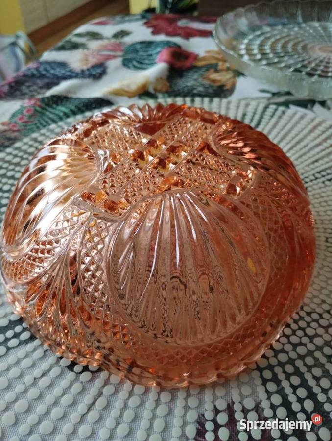 PRL salaterka misa Verre Brilliant Ząbkowice Łódź