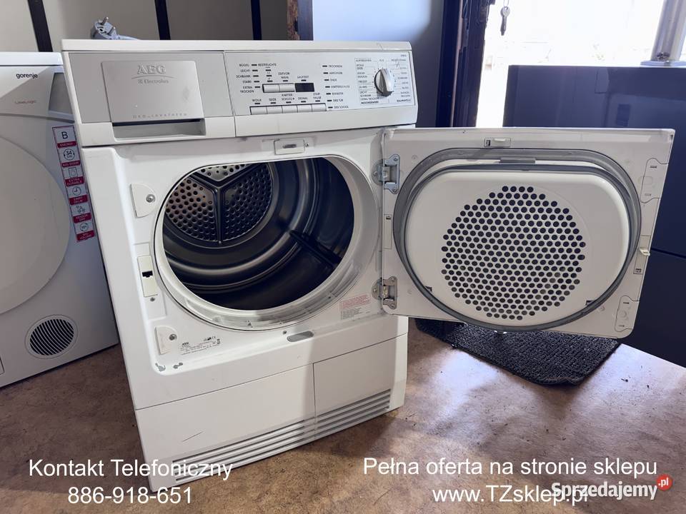 Suszarka do ubrań AEG Biała Transport Gwarancja śląskie Rybnik
