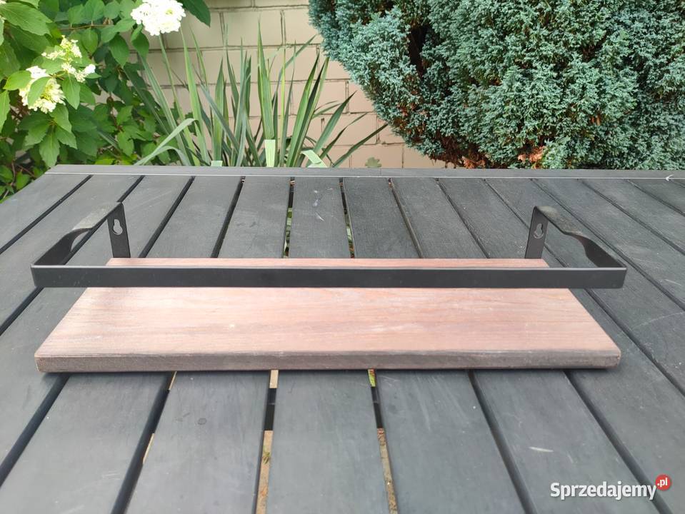 Półka rustykalna drewno metal łazienka kuchnia Półki Warszawa