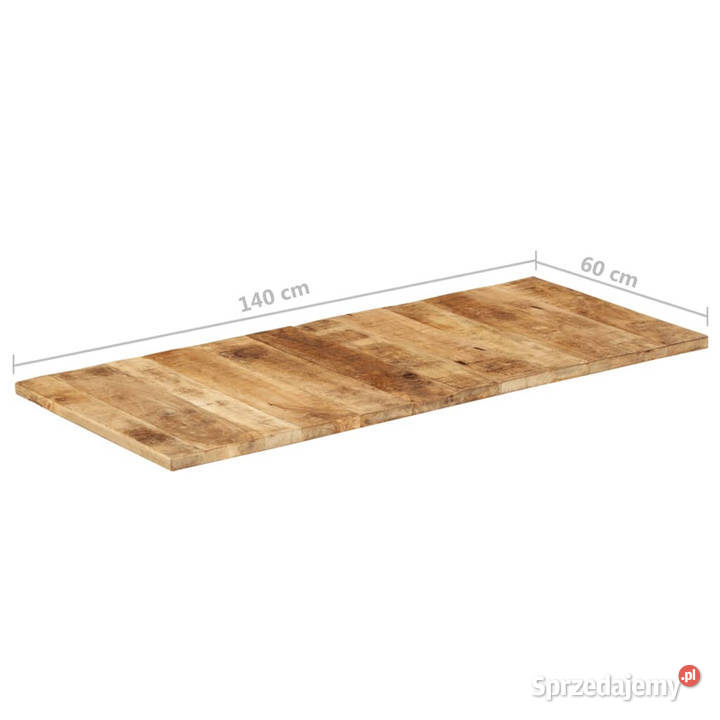 Blat do stołu 140x60x2527 surowe drewno mango mazowieckie sprzedam