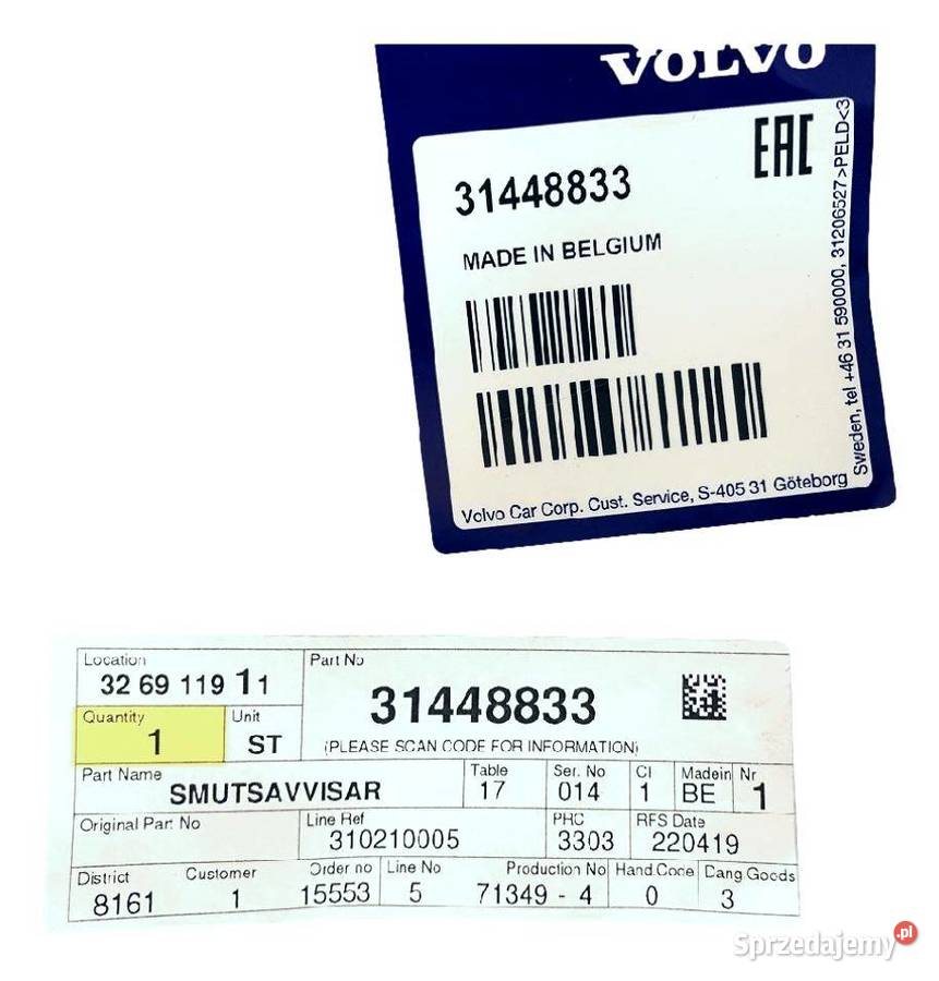 VOLVO XC40 prawy prog listwa nakladka progu