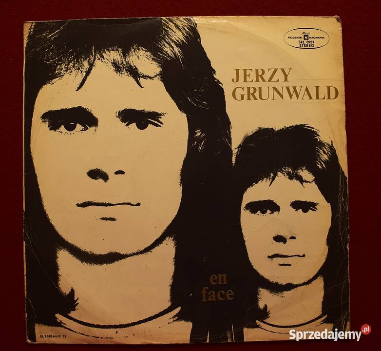 Jerzy Grunwald En Face 1973 wydanie I płyta winylowa Chełmno