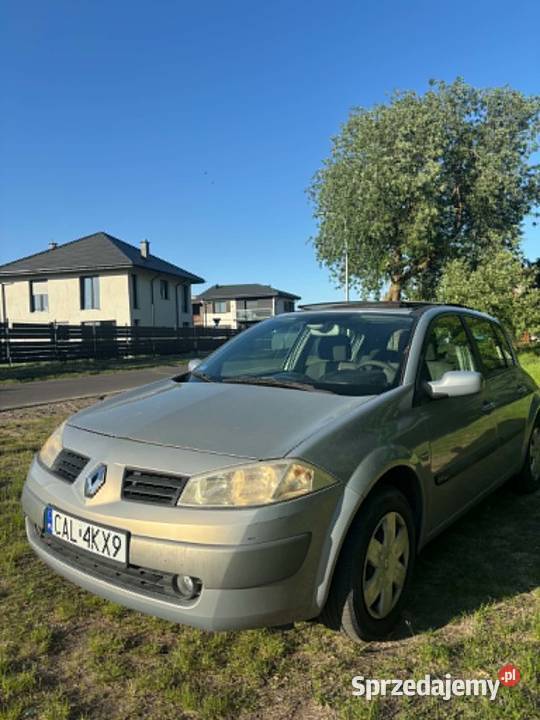 2003 Renault Megan 2 16 benzyna GAZ Klima 4 x el Włocławek