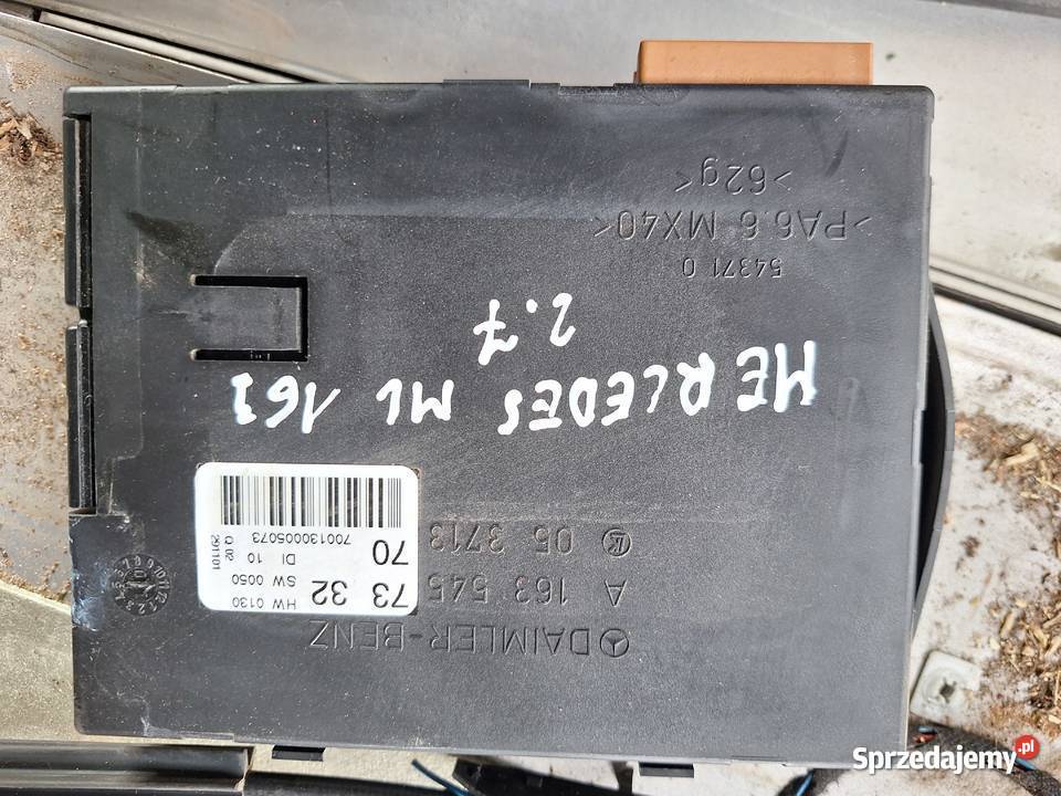 Komputer Skrzyni Mercedes ML W163 27 Wisznice