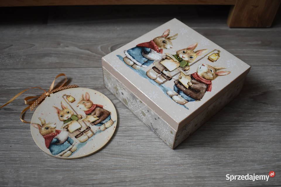 szkatułka rekodzieło decoupage Warszawa sprzedam