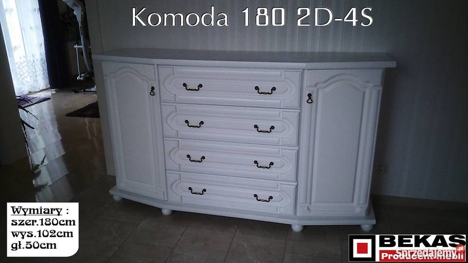 Komoda Biała Stylowa Klasyka Skandynawia Bekas Pozostałe świętokrzyskie Jędrzejów