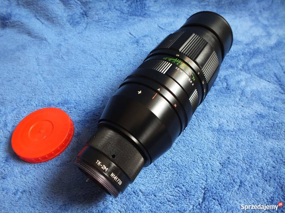 Obiektyw Teleobiektyw Jupiter 21M 4200 pokrowiec Obiektywy Żary