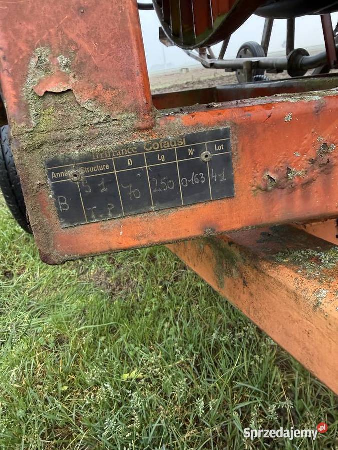 Deszczownia Fi70 250 m Fi90 300m Działko nieuszkodzony Wróblew