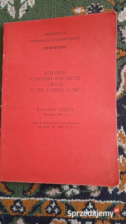 Katalog części zamiennych ciągnik rolniczy Ursus lubelskie