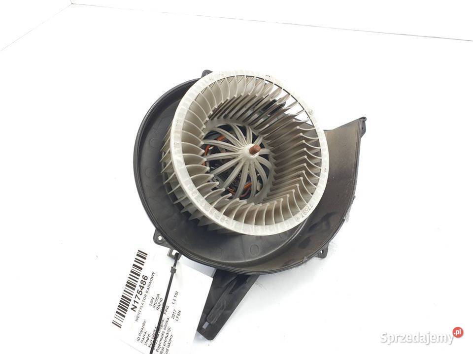 WENTYLATOR KABINOWY SKODA RAPID 6R1819015A kujawsko-pomorskie Lipno