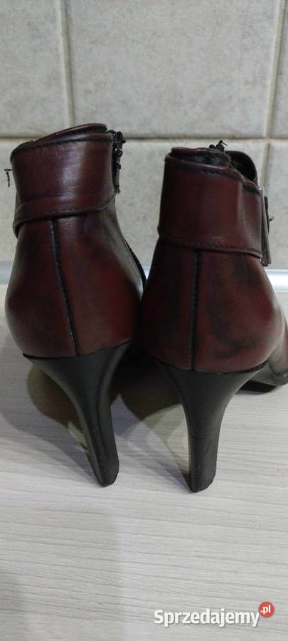 Buty cieniowane ze skóry naturalnej Lublin sprzedam