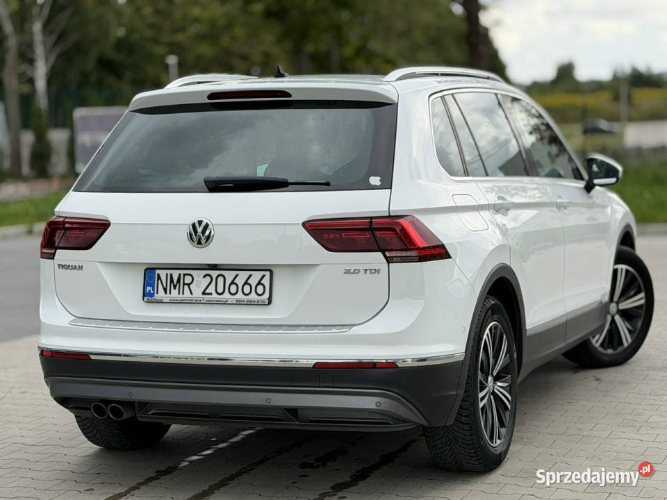 Volkswagen Tiguan 20 TDI 150 FULL LED Virtual światła przeciwmgielne Mrągowo