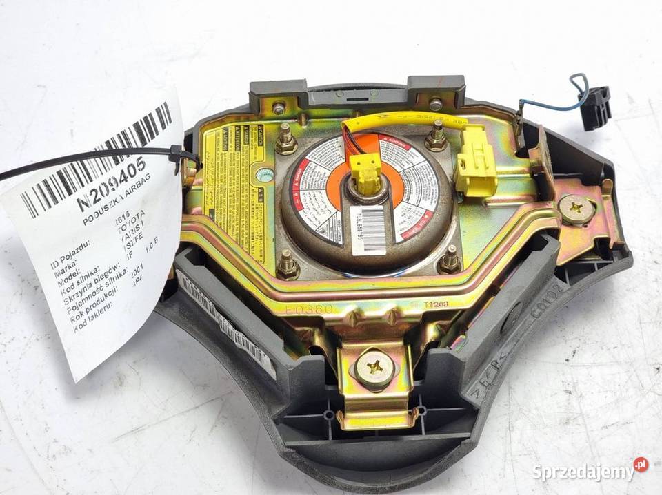 PODUSZKA AIRBAG TOYOTA YARIS I osobowe Lipno