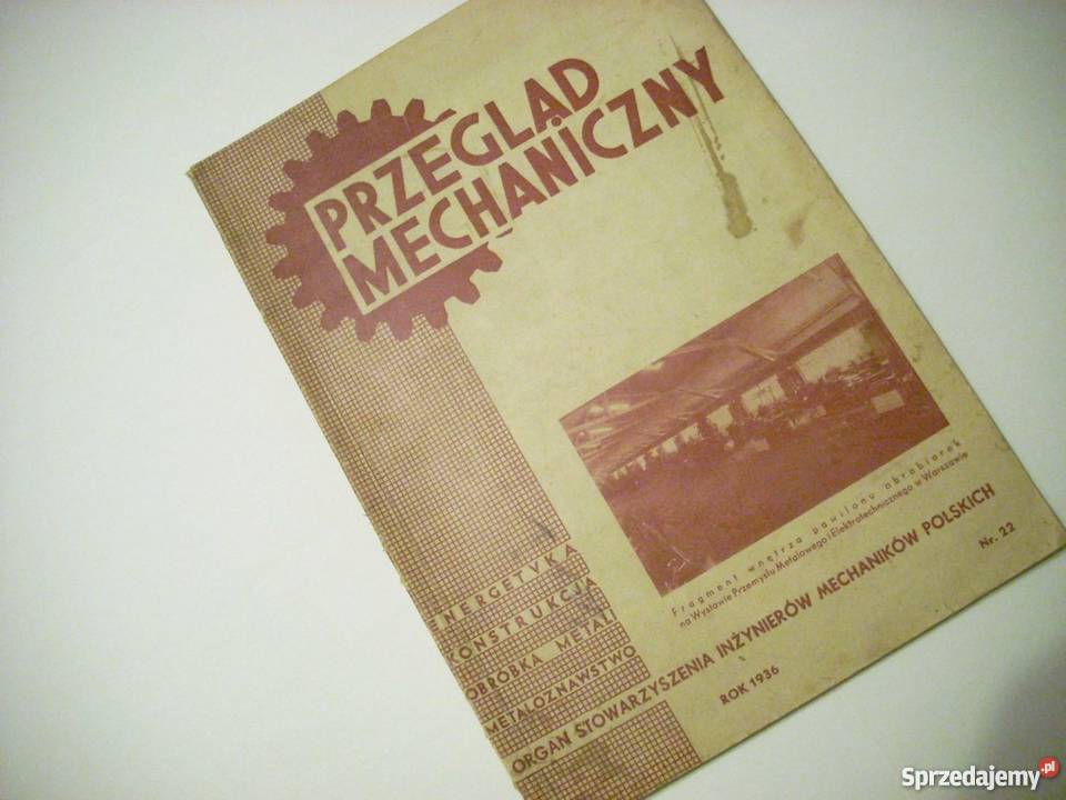 Przegląd Mechaniczny czasopismo 1936 Nowy Sącz