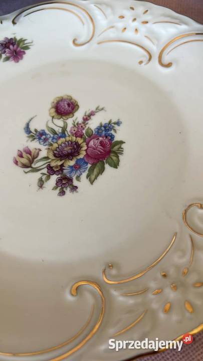 Patera Bareuther Bawaria Kwiaty na porcel Antyki, Sztuka, Kolekcje Gdańsk